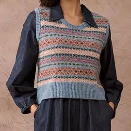 Brora Fair Isle Knitted Vest