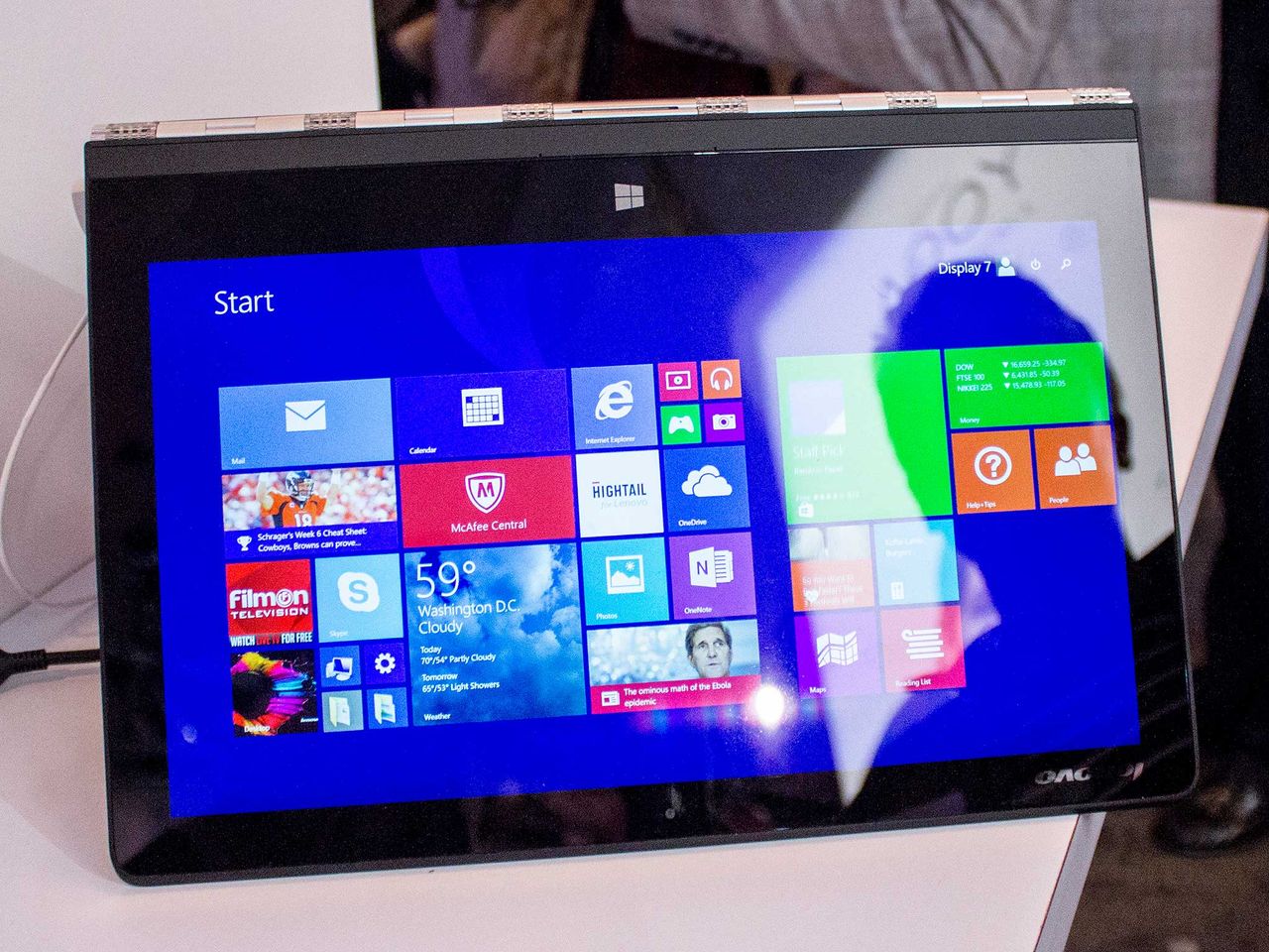 Lenovo Yoga Pro 3 standing