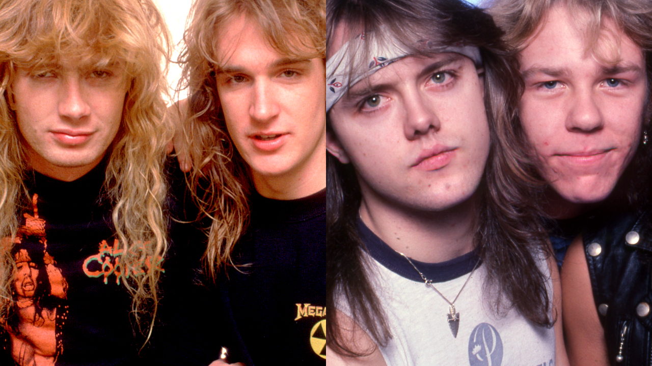 Megadeth in 1988 and Metallica in 1986