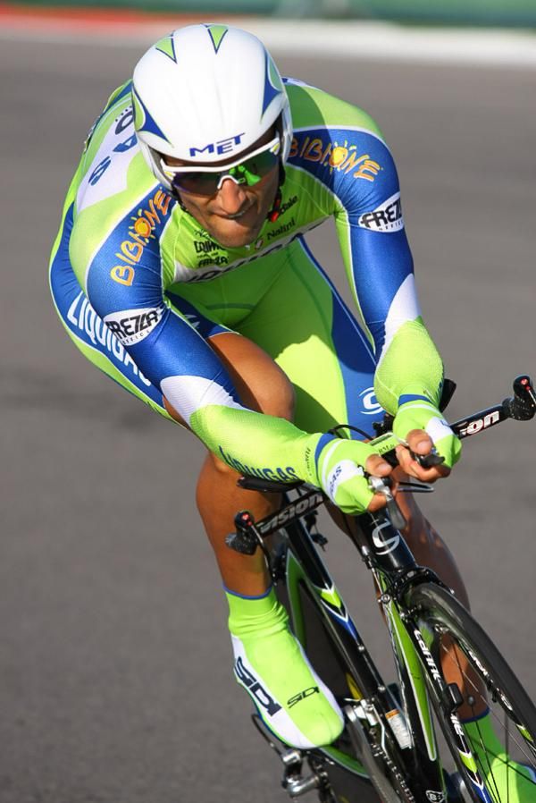 Daniele Bennati (Liquigas) was one of the fastest of the day.