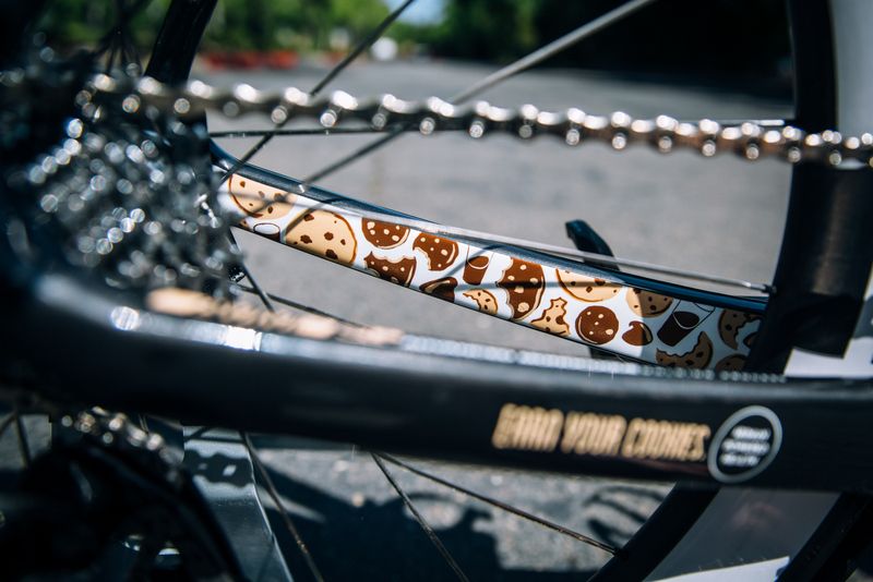 Some hidden cookies on the rear stays