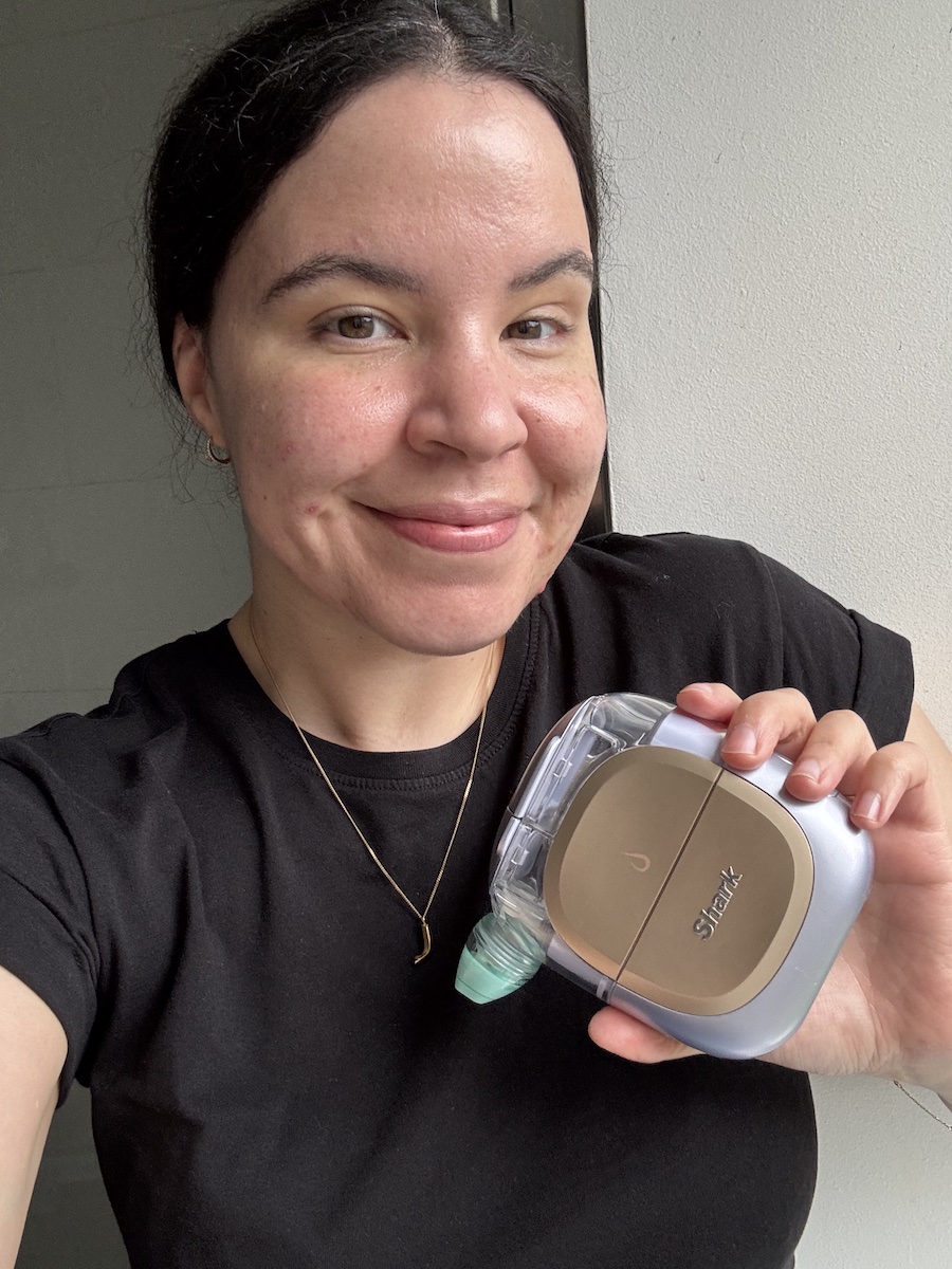 Mica Ricketts review of the Shark Beauty FacialPro Glow + DePuffi