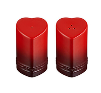 Le Creuset Heart Salt and Pepper Shakers