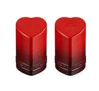 Le Creuset Heart Salt and Pepper Shakers
