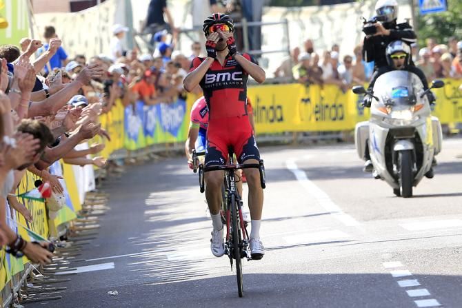 Ivan Santaromita (BMC) experiences the thrill of victory