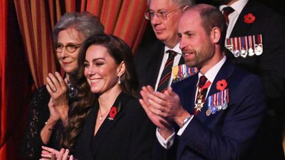 The Prince and Princess of Wales attend the Festival of Remembrance