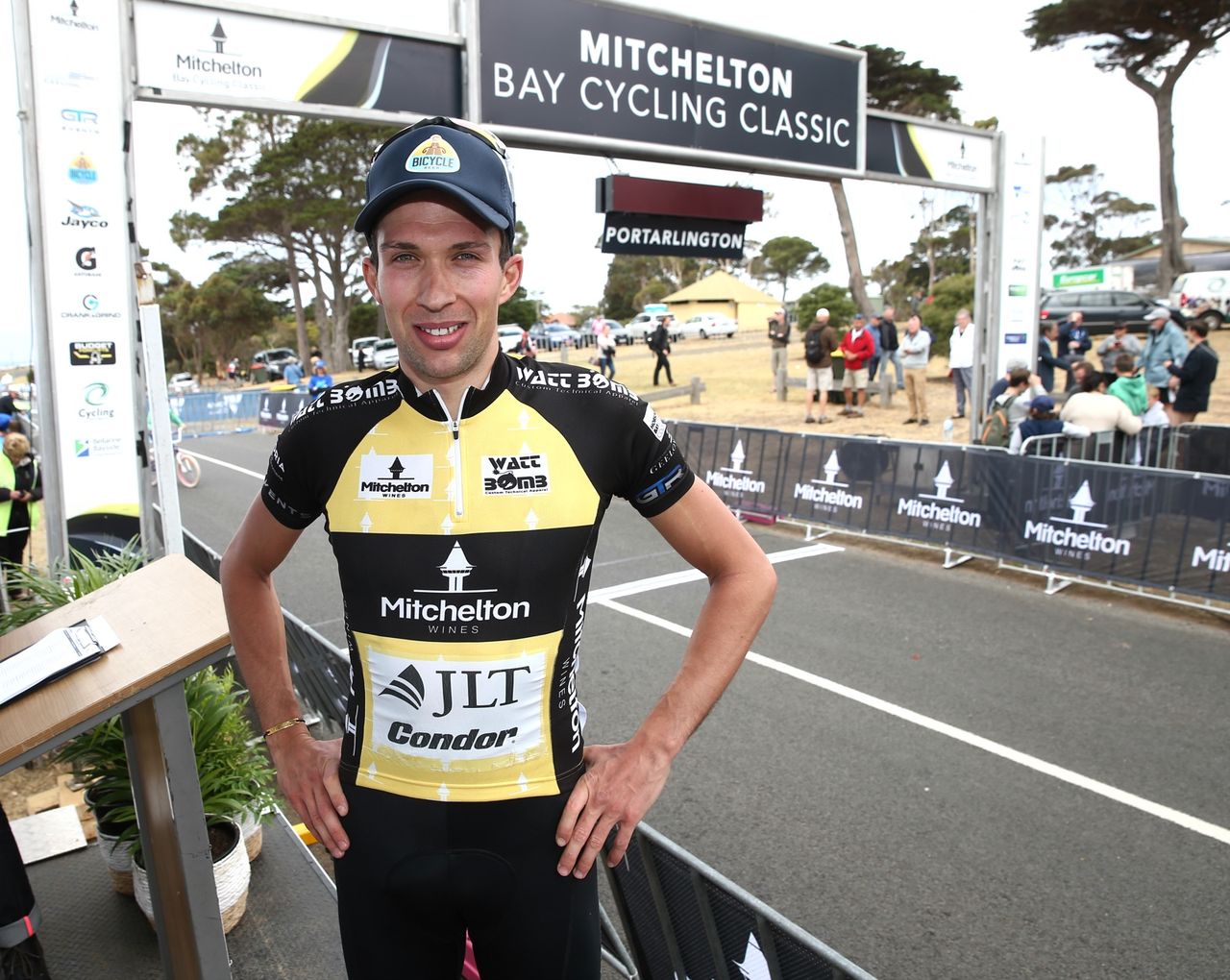 Race leader Ian Bibby (JLT Condor)
