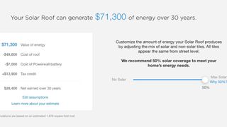 Here's what you'll see when Tesla spits out your Solar Roof estimate