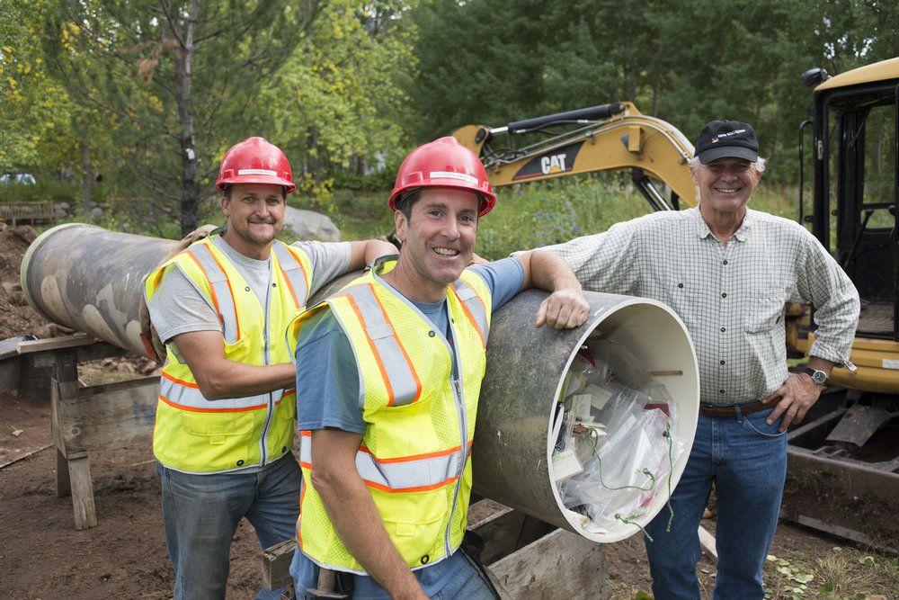 diggers team with time capsule