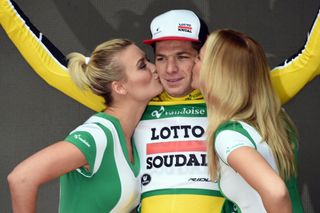 Jurgen Roelandts on stage two of the 2016 Tour de Suisse