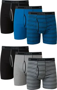 Hanes Boxer Briefs (6-pack, Men's): was $22 now from $15 @ Amazon