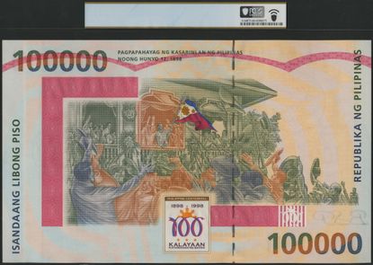 Close up of the note. Credit: Noonans