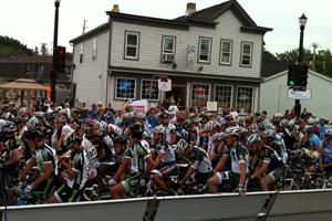 Pro Men on the start line.