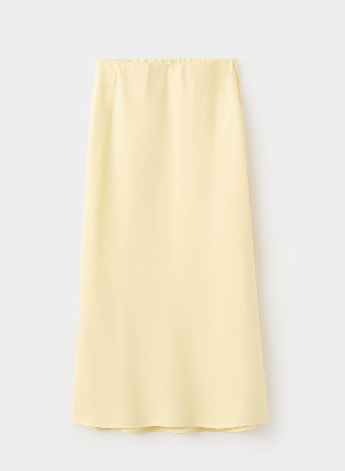 MANGO, Linen-Blend Straight Skirt