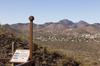 Millenium camera looking out over the town of Tucson Arizona