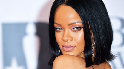 Rihanna with medium-length hairstyle