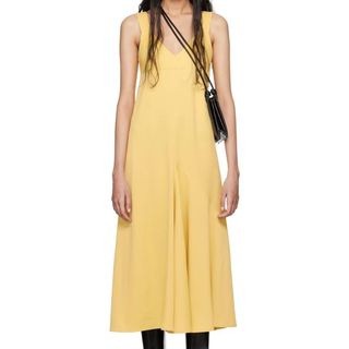 STUDIO NICHOLSON Yellow Wylie Maxi Dress