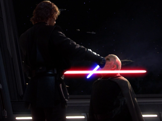 Disney+ Star Wars Anakin fighting Count Dooku