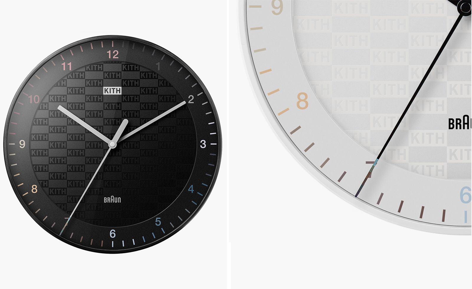 インテリア時計 Kith Kithmas for Braun BC17 Wall Clock Kith for Braun BC17 Wall Clock Black - FW22 - US