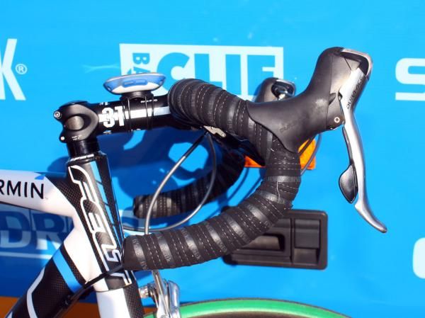 Tyler Farrar (Garmin-Transitions) is using double-wrapped bars today.