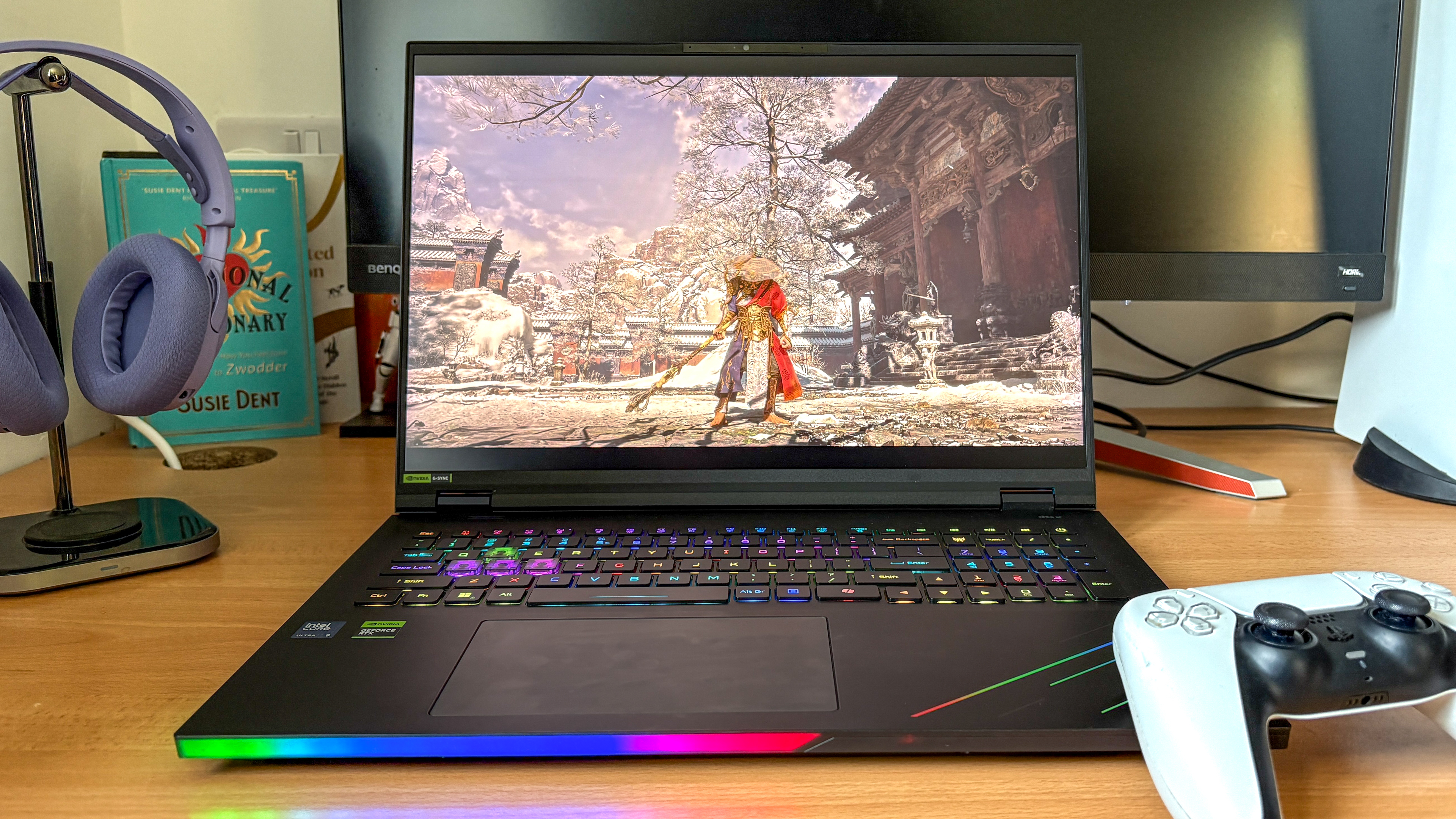 Acer Predator Helios 18 AI on desk