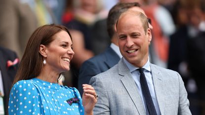 The Prince and Princess of Wales attend Wimbledon in 2022