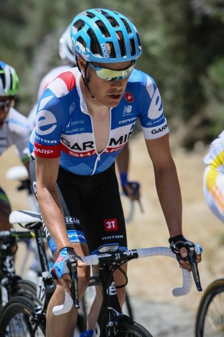 Tom Danielson (Garmin-Sharp) was trying to set up teammate Rohan Dennis today