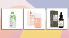 Collage of some of the best amazon skincare products