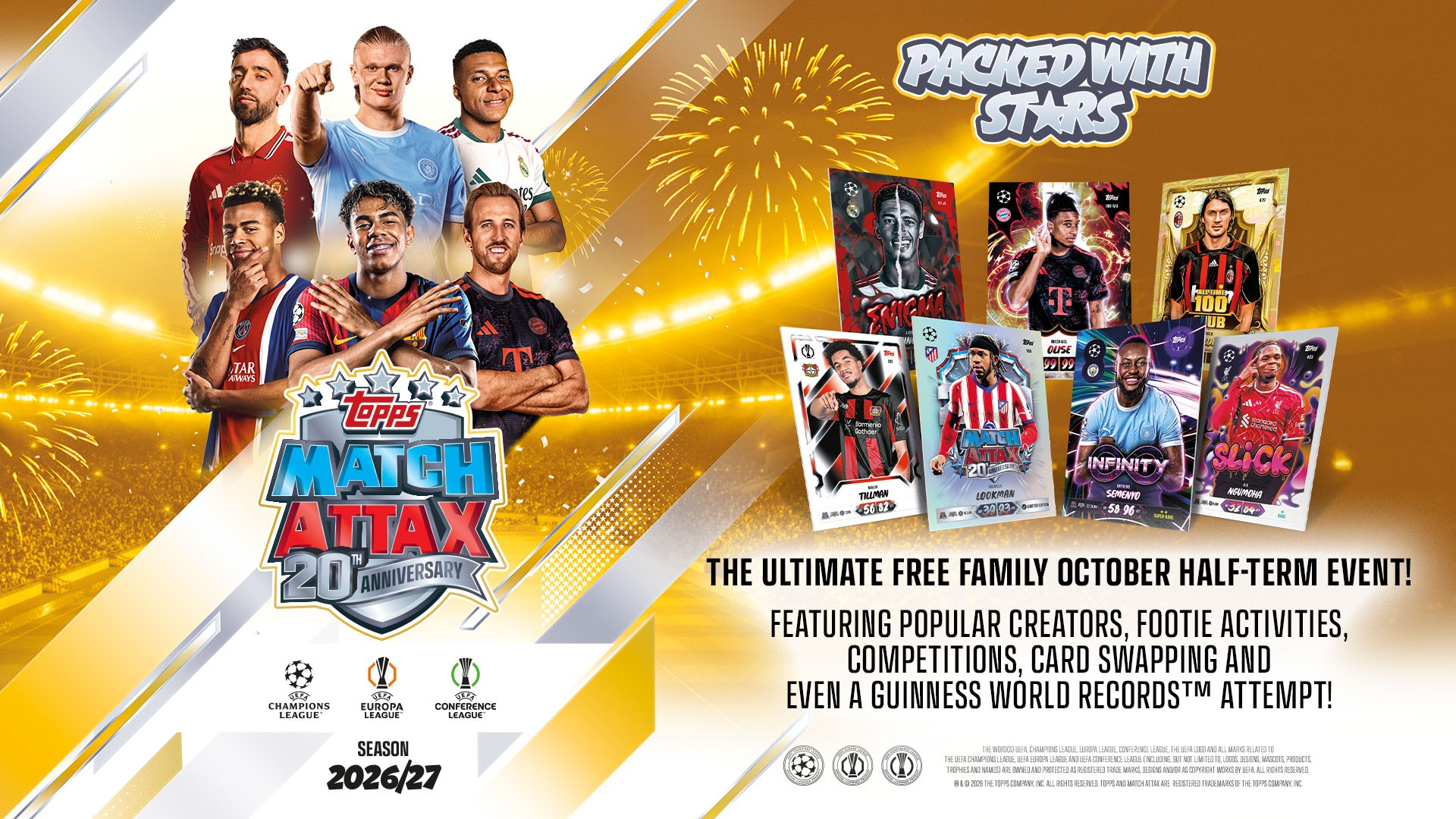 For two decades, Match Attax has been an intrinsic part of childhood for generations of football fans - now there's the chance to be part of a Guinness World Records attempt