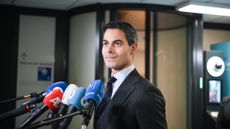 Dutch politician Rob Jetten is seen following the country’s elections.