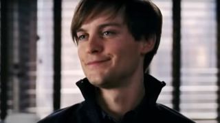 Tobey Maguire contemplating putting some dirt in your eye in Spider-Man 3