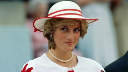 Princess Diana in hat
