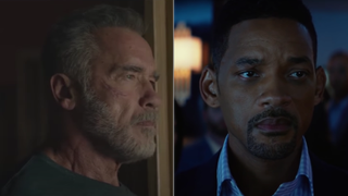 Arnold Schwartzenegger in Terminator: Dark Fate and Will Smith in Focus screenshots