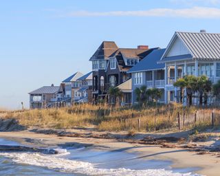 Bald Head Island is an island and village located on the east side of the Cape Fear River in Brunswick County, North Carolina