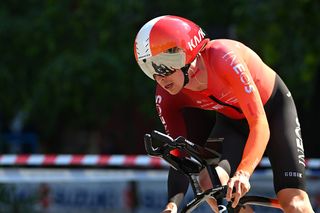 TIRANA ALBANIA MAY 10 Thymen Arensman of Netherlands and Team INEOS Grenadiers competes during the 108th Giro dItalia 2025 Stage 2 a 137km individual time trial stage from Tirana to Tirana UCIWT on May 10 2025 in Tirana Albania Photo by Tim de WaeleGetty Images