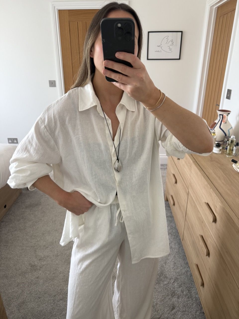 Emily Dawes wears H&amp;M linen