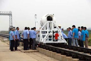 High-speed rocket sled tests are being used to help shape China's moon sample return initiative.