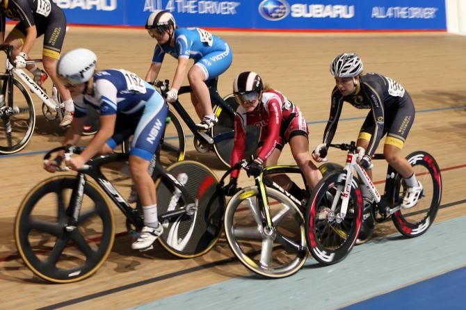 Crash in the U19 Women's keiran