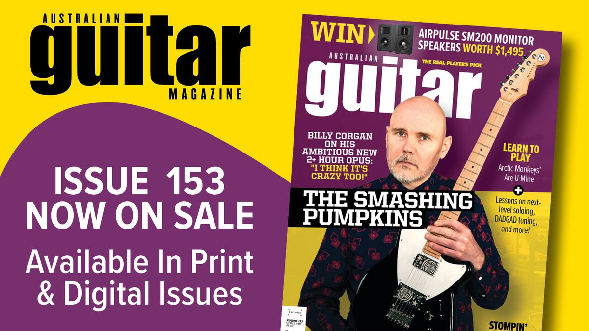 Australian Guitar 153 is on sale now, featuring Billy Covet