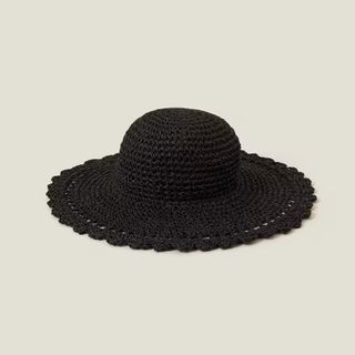 Accessorize Crochet Floppy Hat