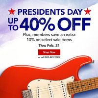 Musician’s Friend Presidents’ Day sale: Up to 40% off