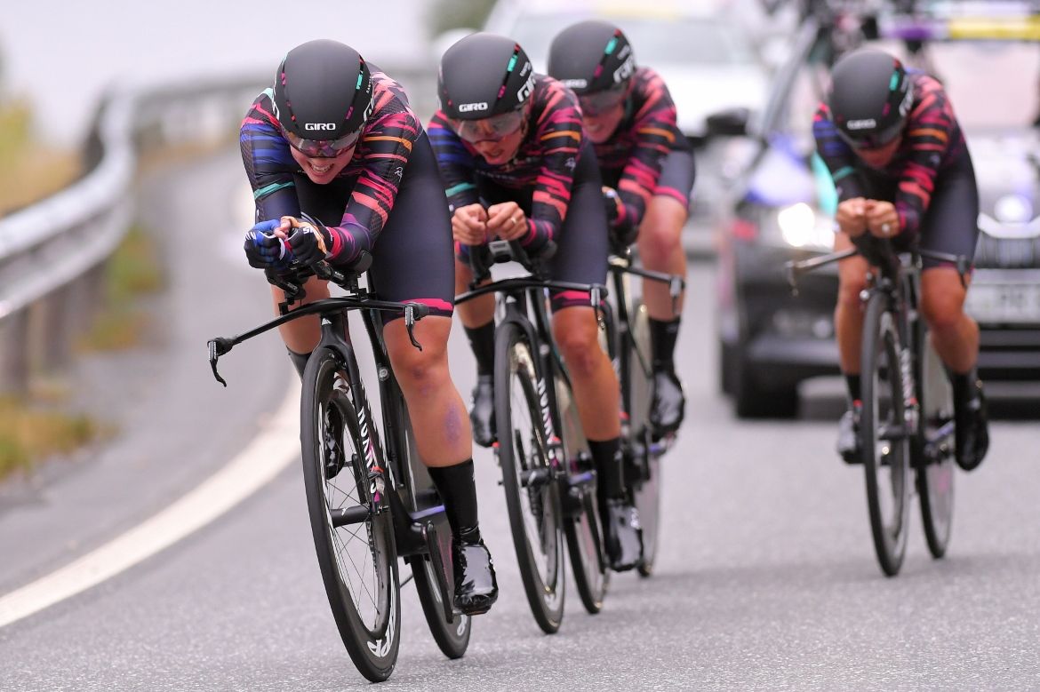 Canyon-SRAM rode to fourth in the Ladies Tour of Norway TTT