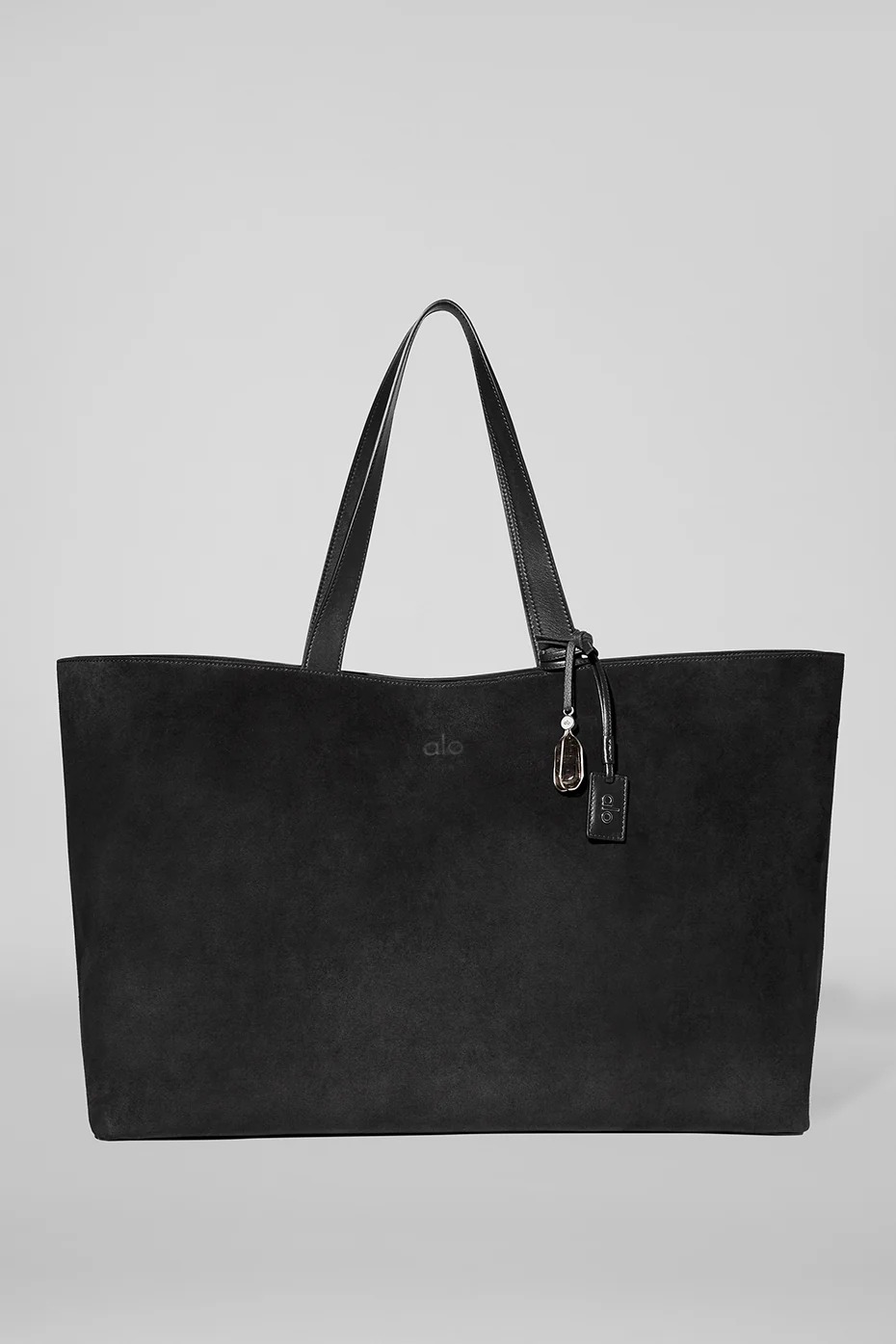 Alo, Tranquility Tote in Black Suede