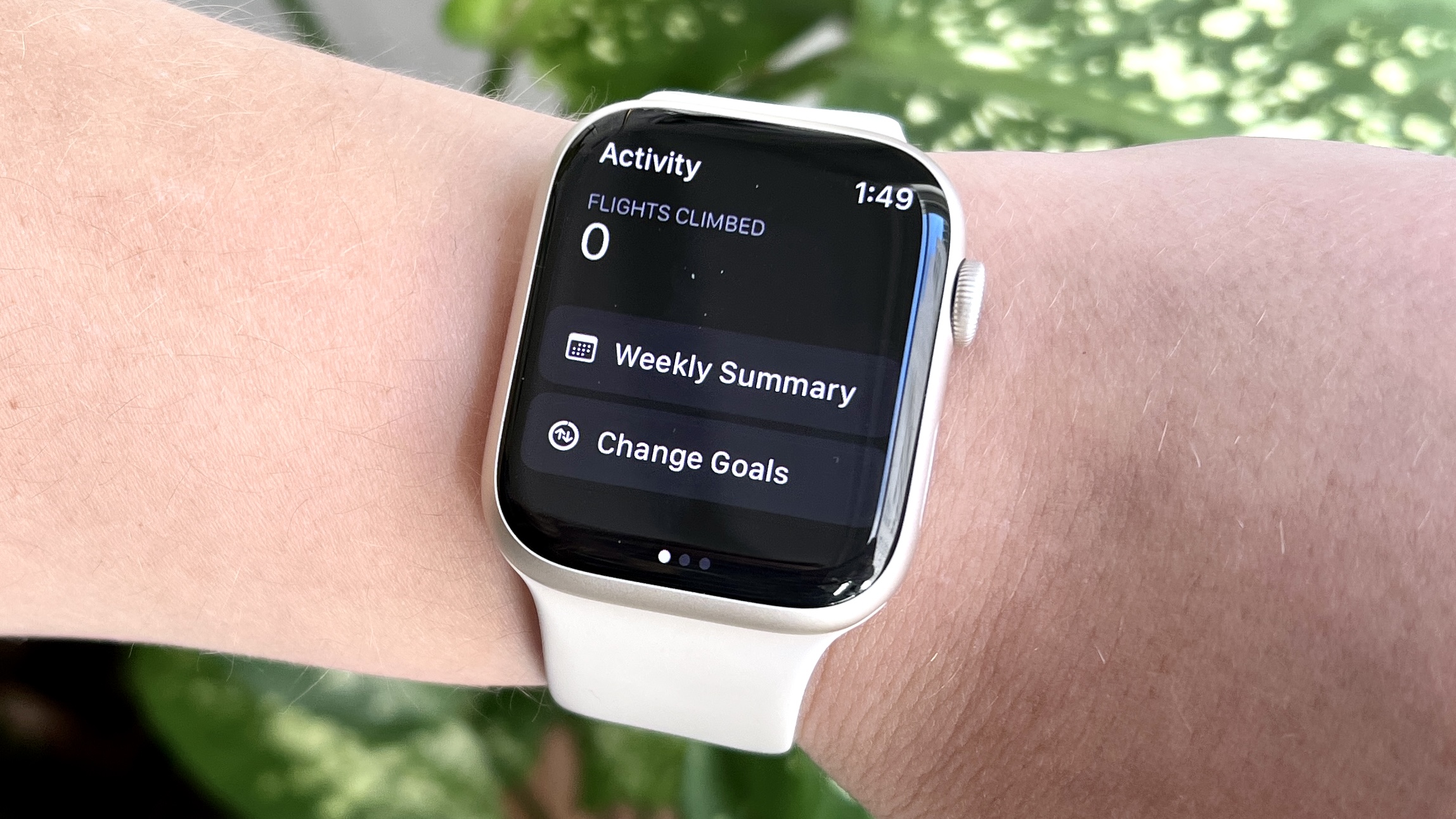 Change Apple Watch Activity app ring goals