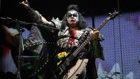 Gene Simmons of KISS performs during the final show of KISS: End of the Road World Tour at Madison Square Garden on December 02, 2023 in New York City