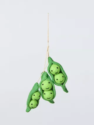 John Lewis Pea Pods Felt Tree Decoration