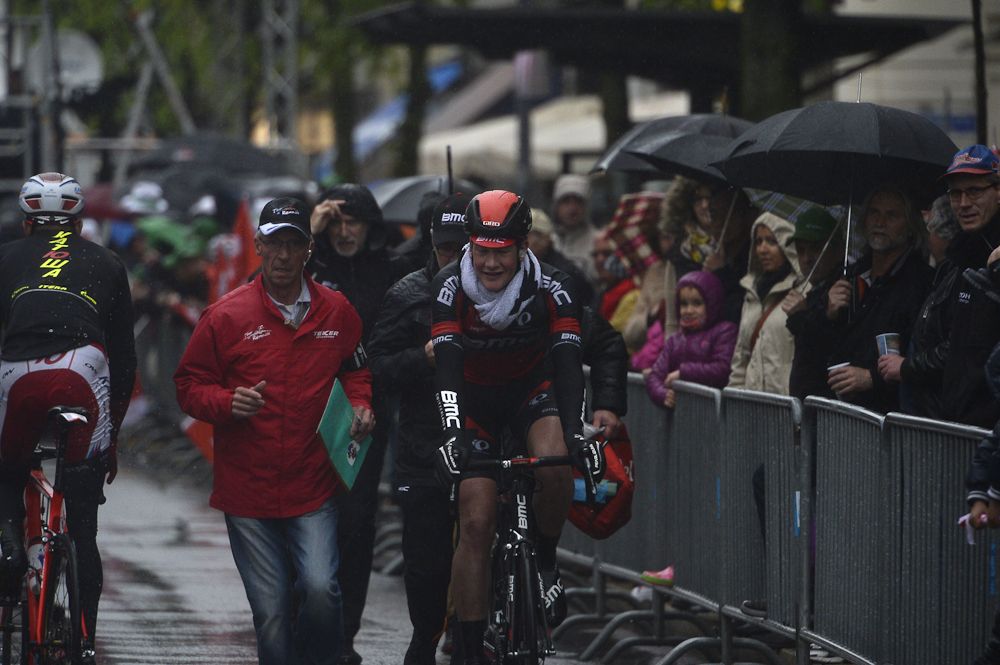 Stefan K&uuml;ng following his stage win in Romandie.