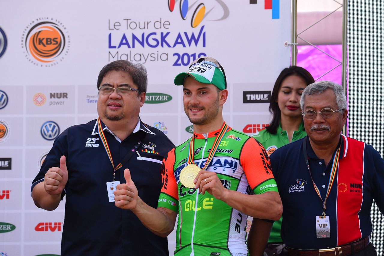 Guardini on the podium