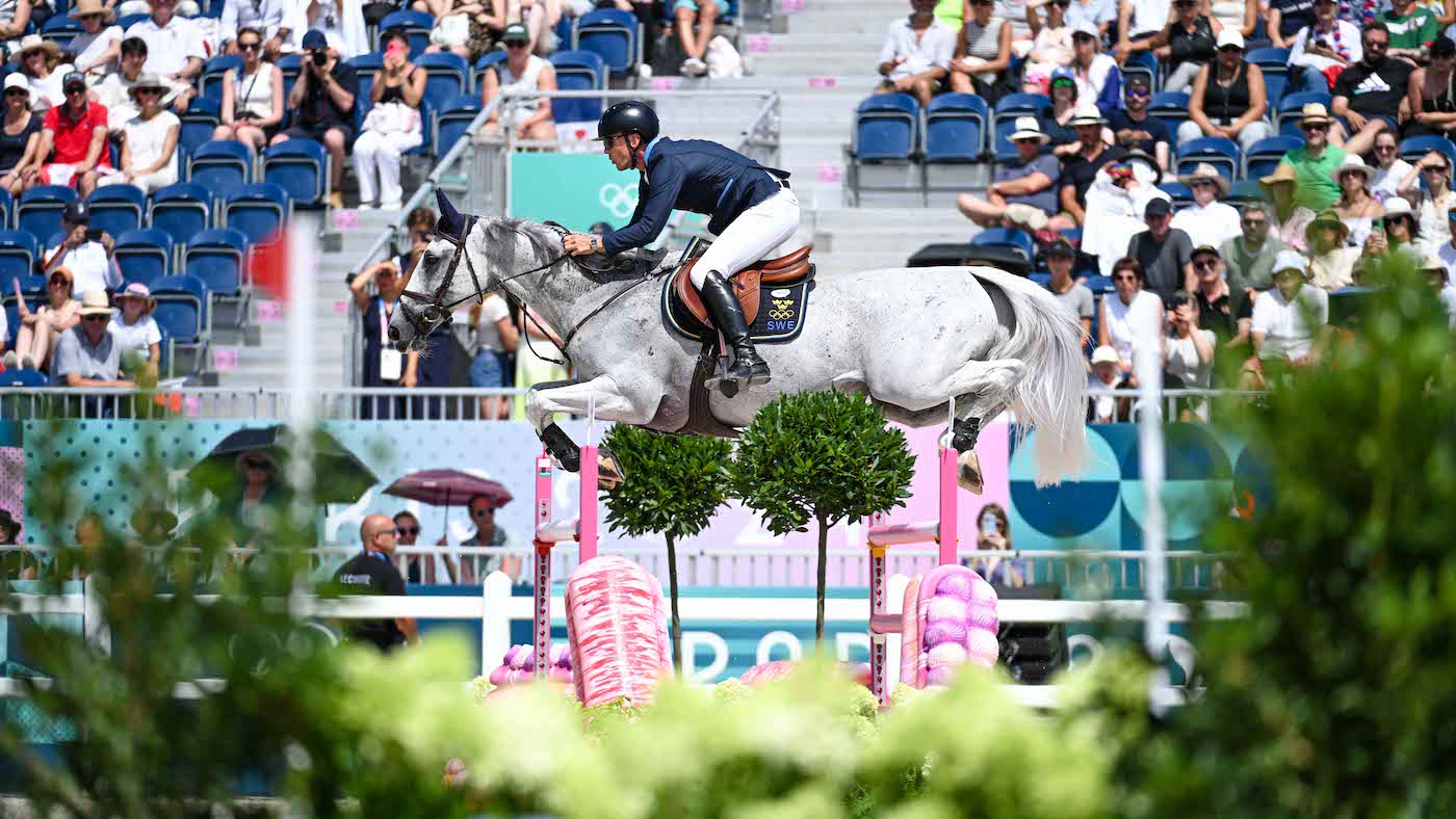 Peder Fredricson and Catch Me Not S at the Paris Olympics.