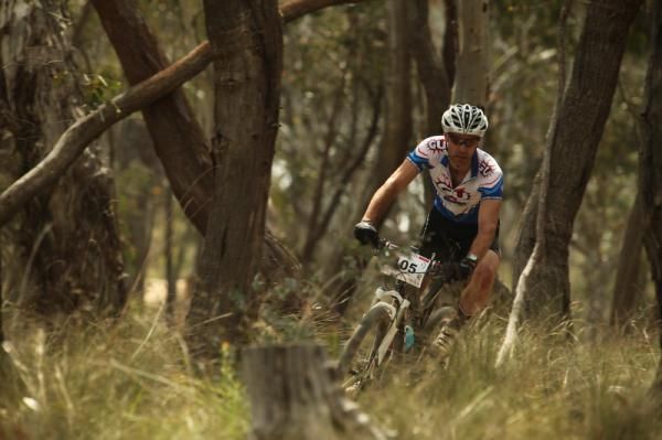 2011 Male Pairs Series winner Matt Potter in the serpentine singletrack of Rydal